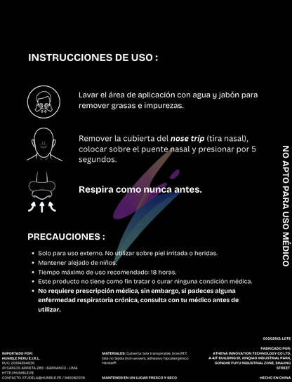 Nose Strips (Tiras Nasales) Humble