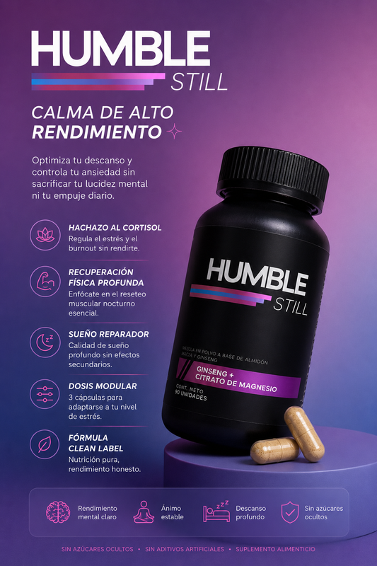 Humble STILL - Citrato de Magnesio + Ginseng Indio