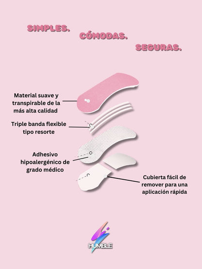 Nose Strips (Tiras Nasales) Humble -PINK-