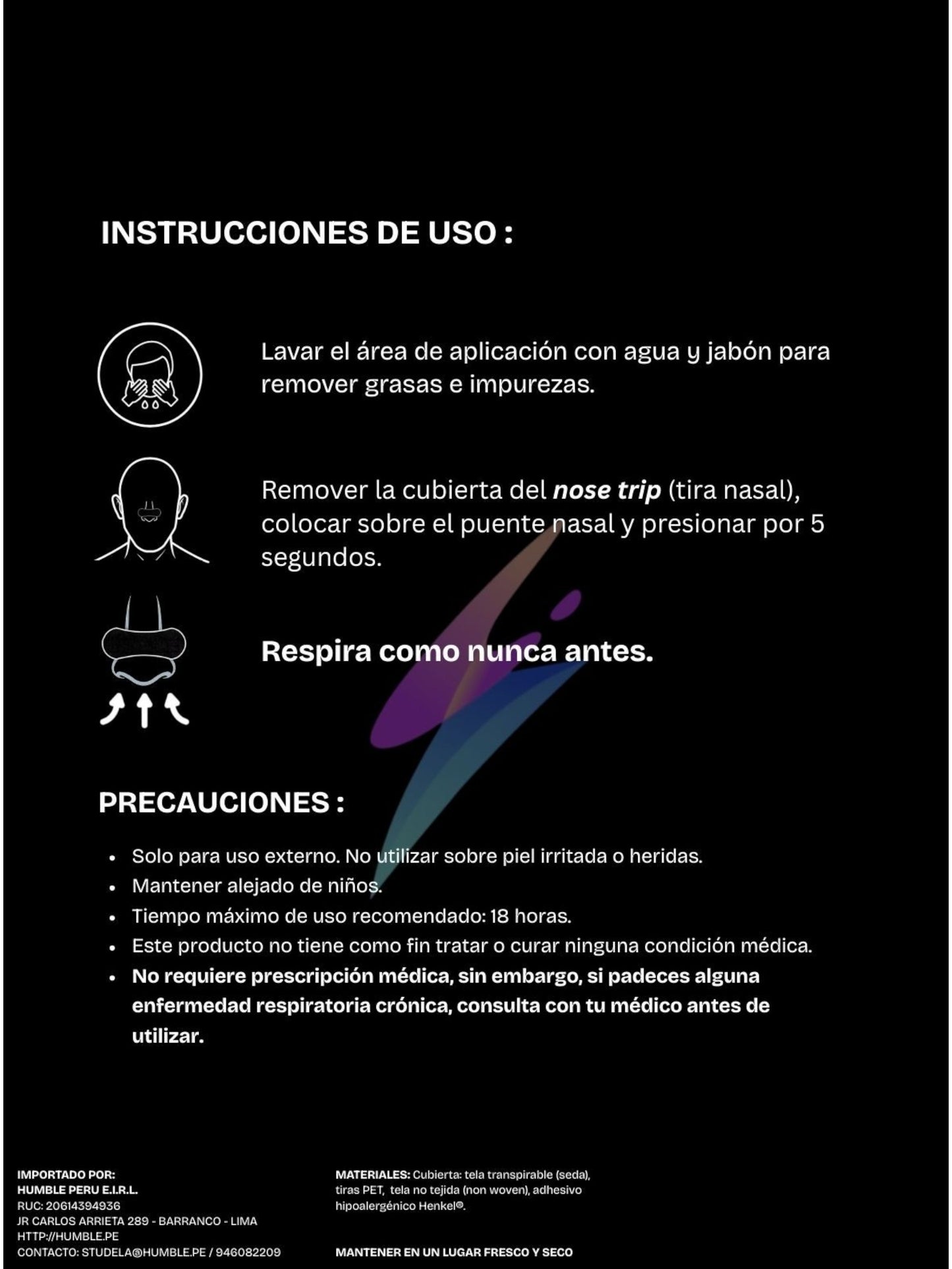 Nose Strips (Tiras Nasales) x 30